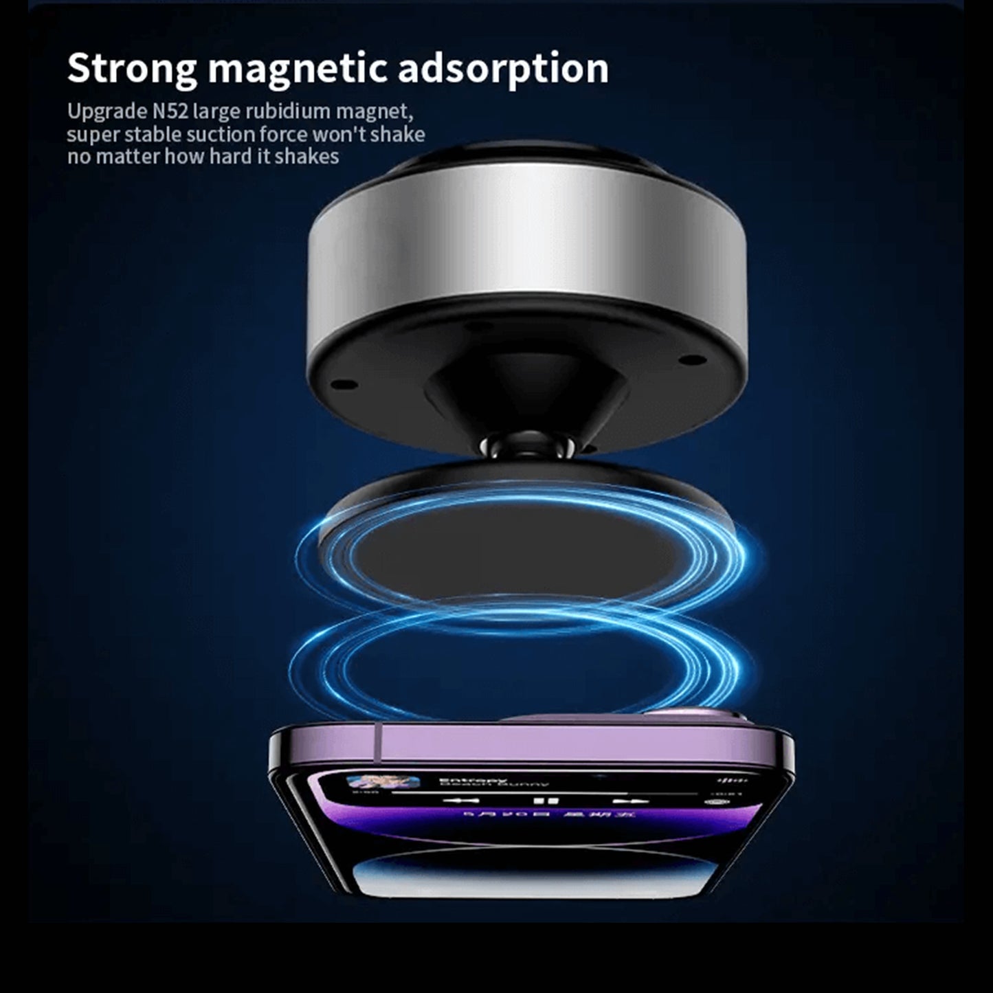 MagniGo™ — The Phone Mount That Actually Stays Put — And Charges Wirelessly